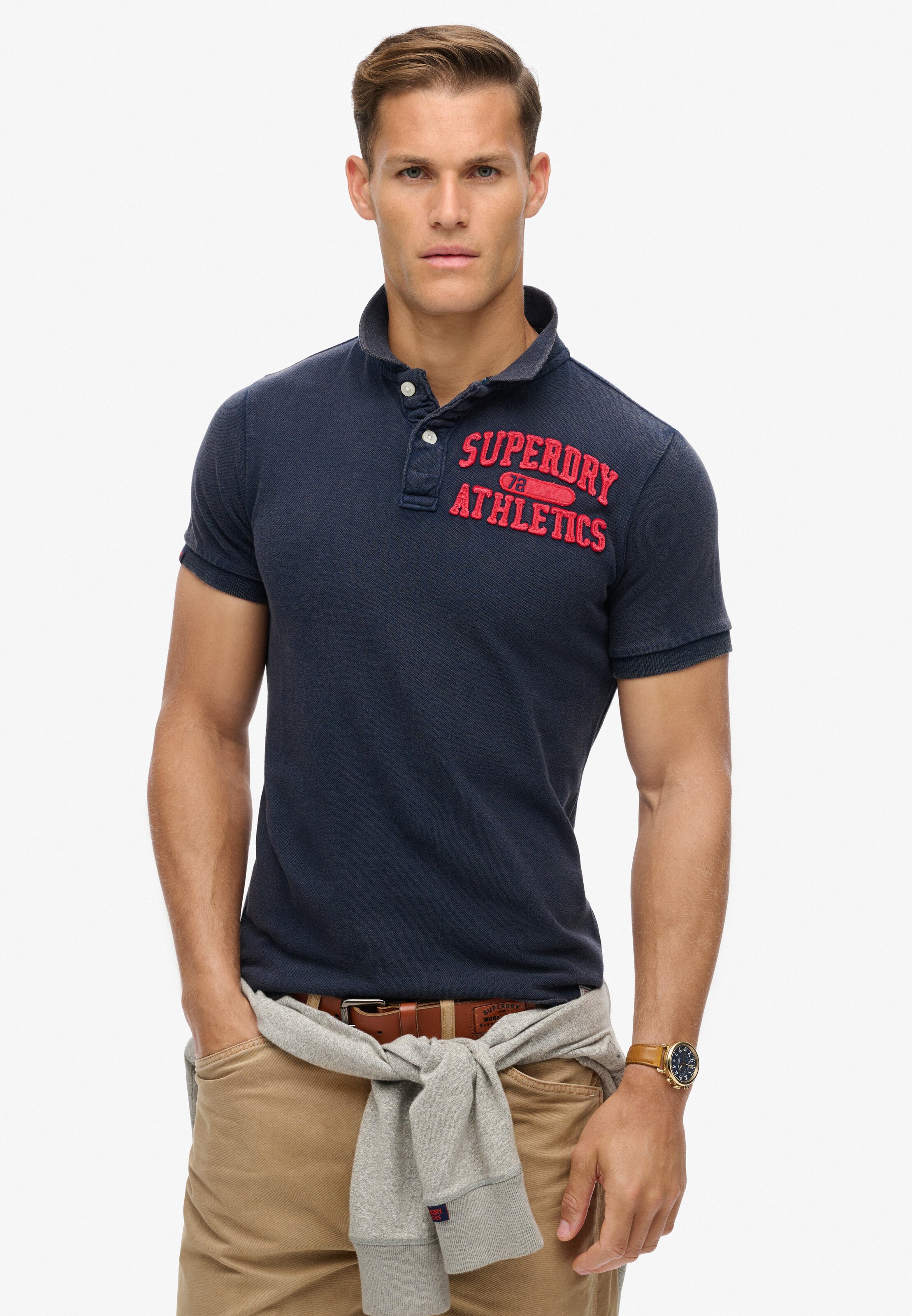 Superdry - Camiseta en azul