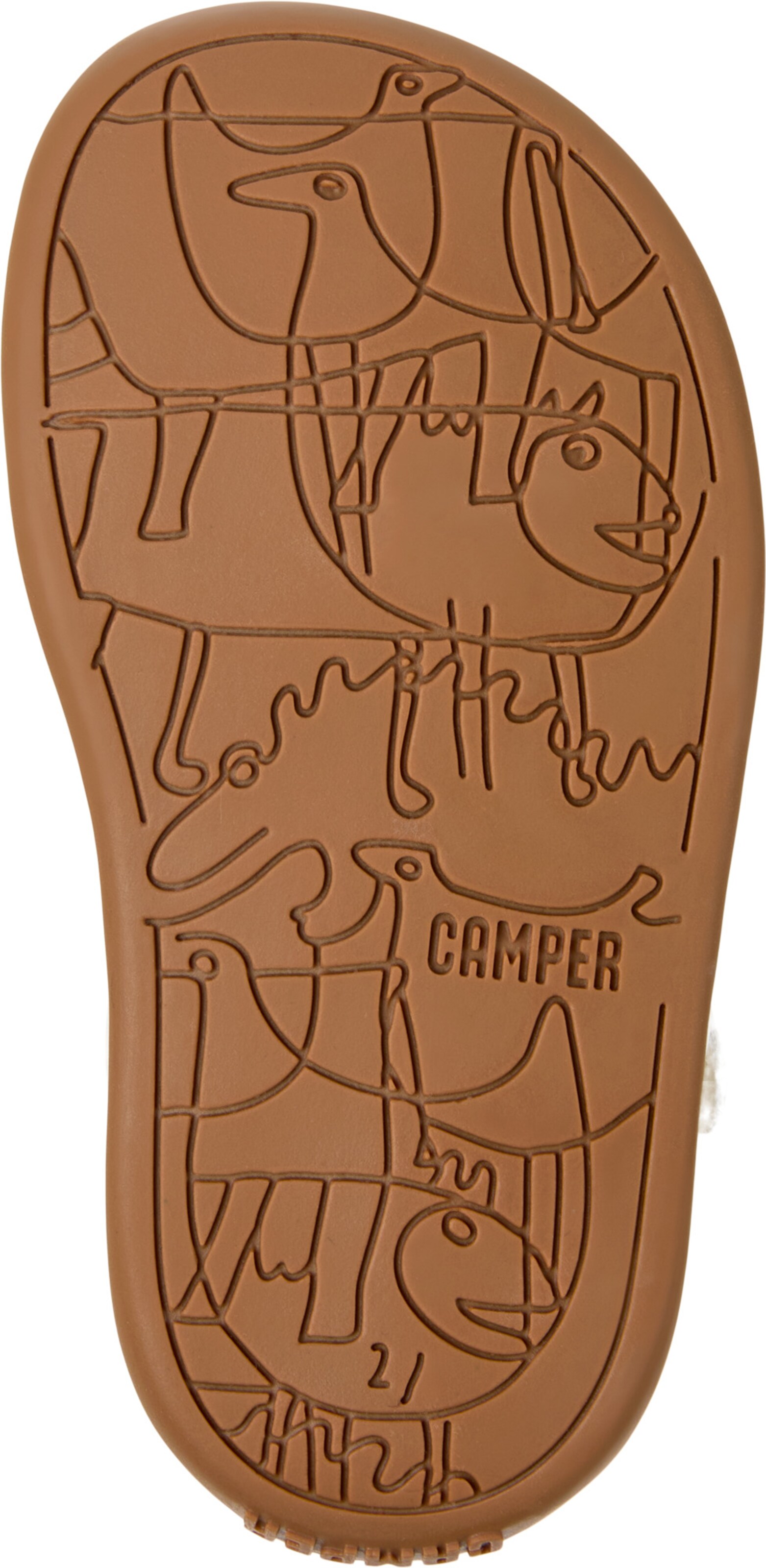 CAMPER Sandale 'Bicho Twins' in Weiß