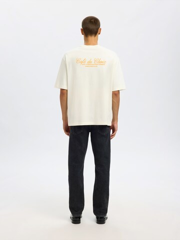 SELECTED - Camiseta 'SLHNORMAN' en beige