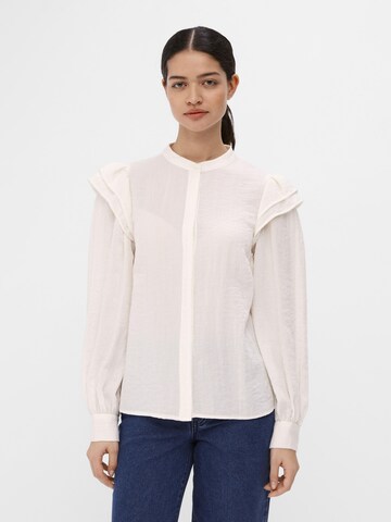 OBJECT Blouse in Wit: voorkant