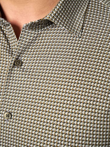 Olsen Slim Fit Hemd in Grün