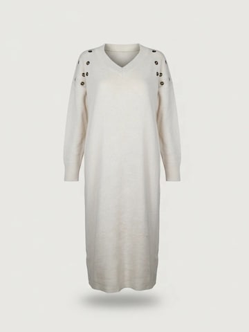 Shape Of You Knit dress in Beige: front