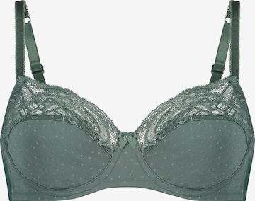 Hunkemöller T-shirt Bra in Green: front