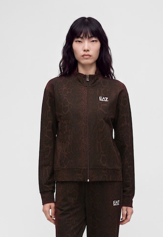 EA7 Emporio Armani Collegetakki värissä ruskea: etupuoli