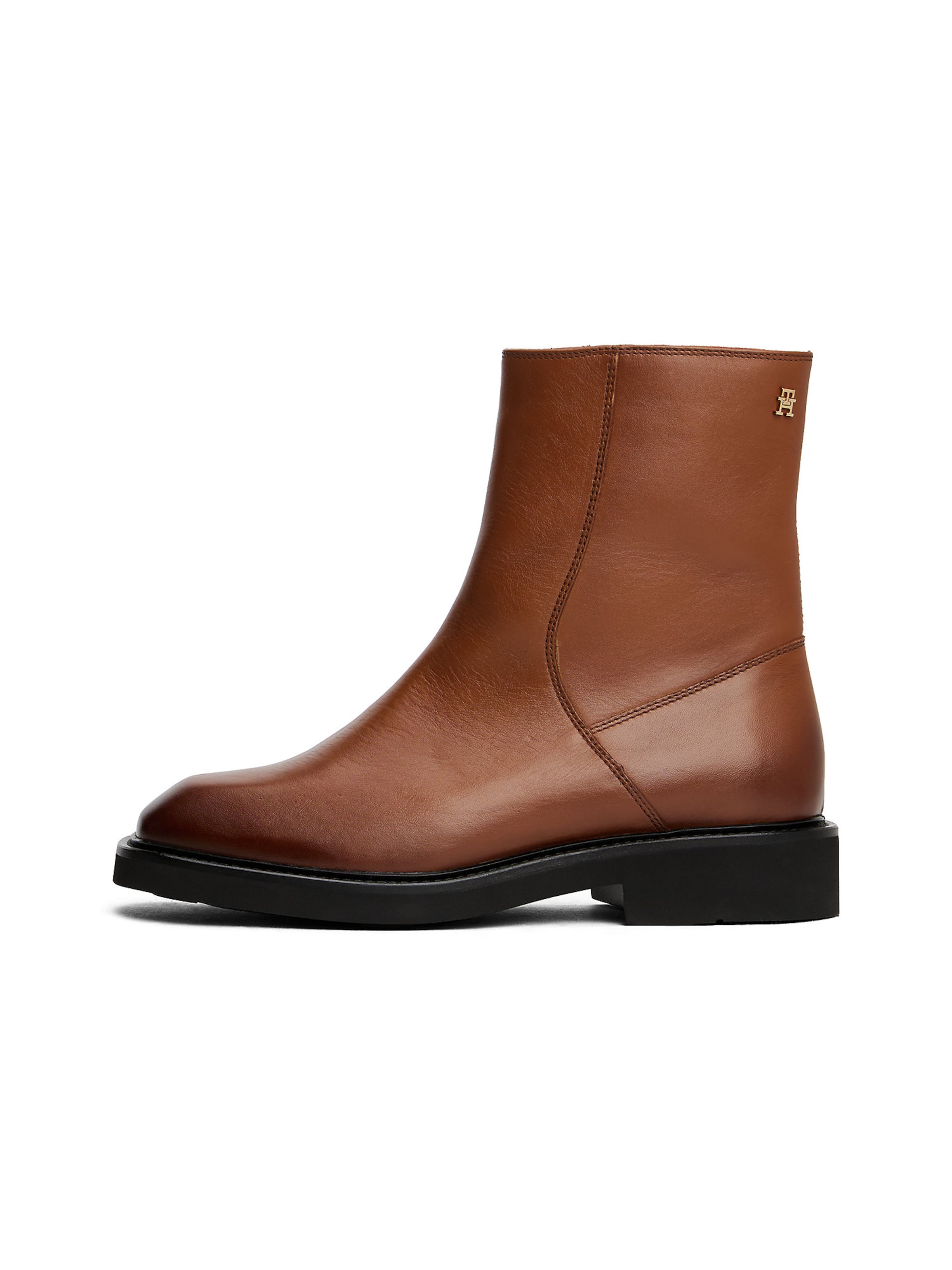 TOMMY HILFIGER Ankle Boots in Braun: Vorderseite