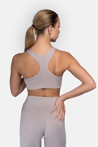 LONSDALE Bustier Sport-BH 'WARDOUR' in Grau