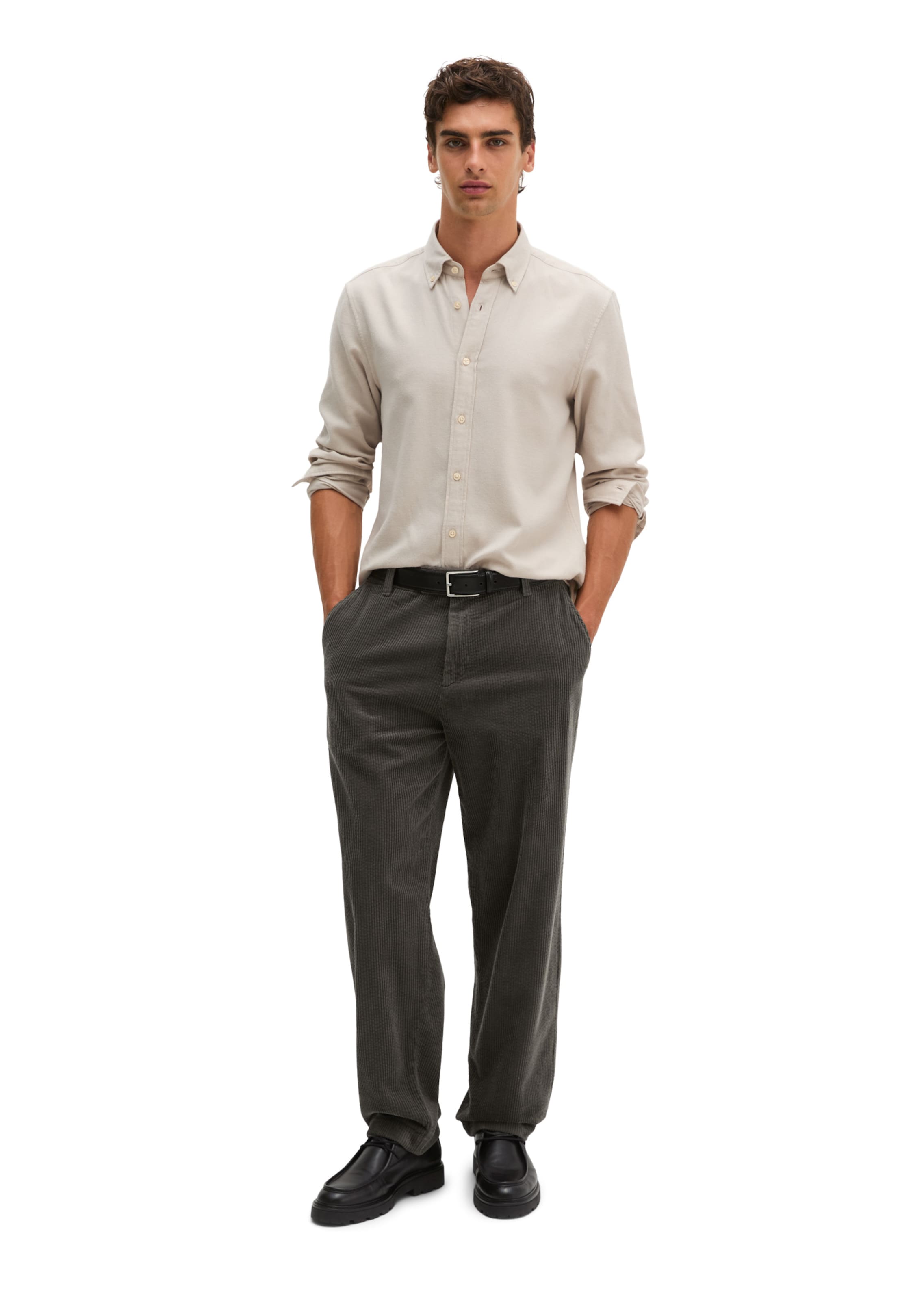 Marc O'Polo Regular Fit Hemd in Beige