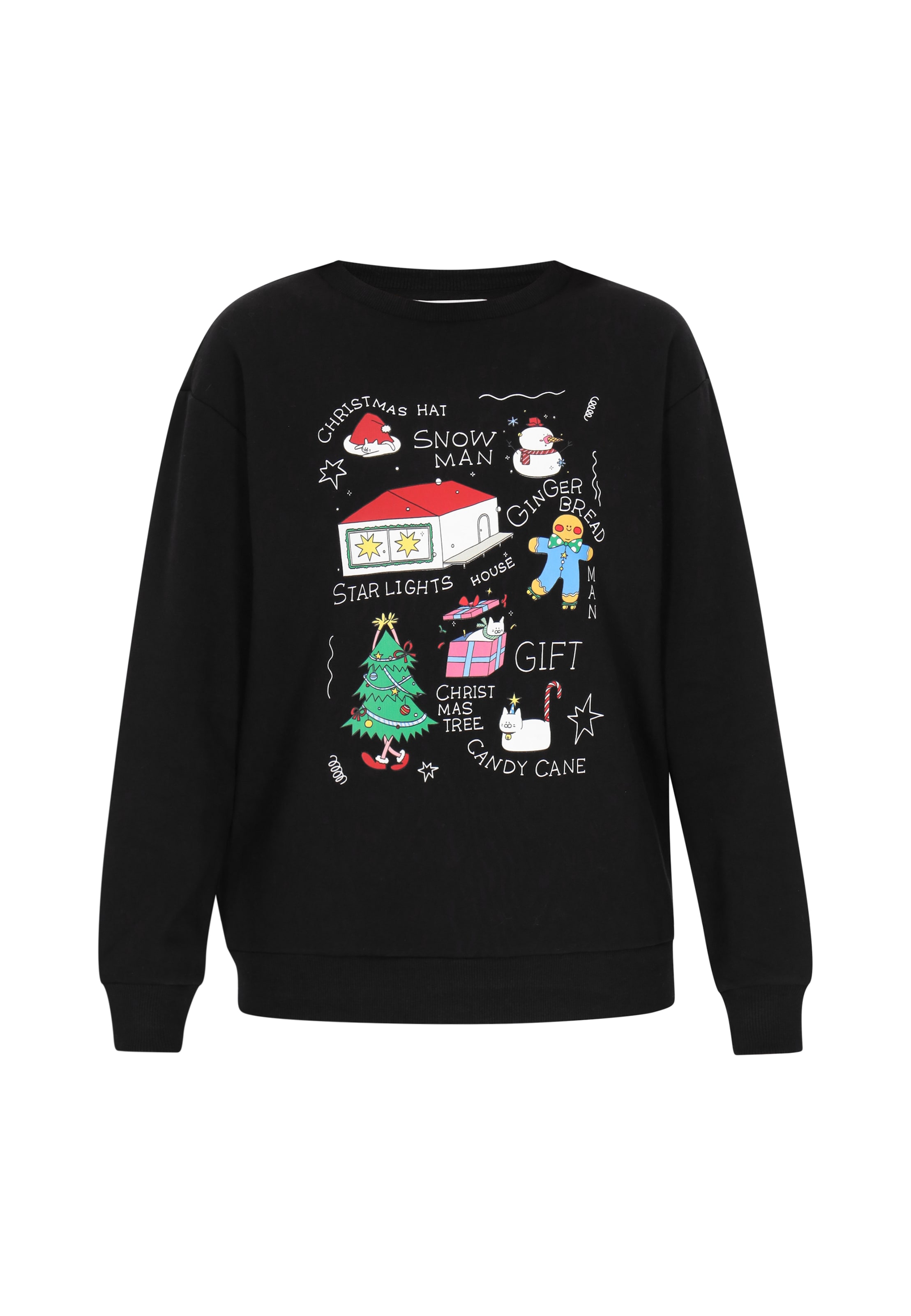 MYMO - Sudadera 'Pop' en negro: frente