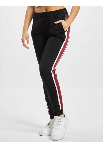 DEF Tapered Hose 'Macy' in Schwarz: Vorderseite