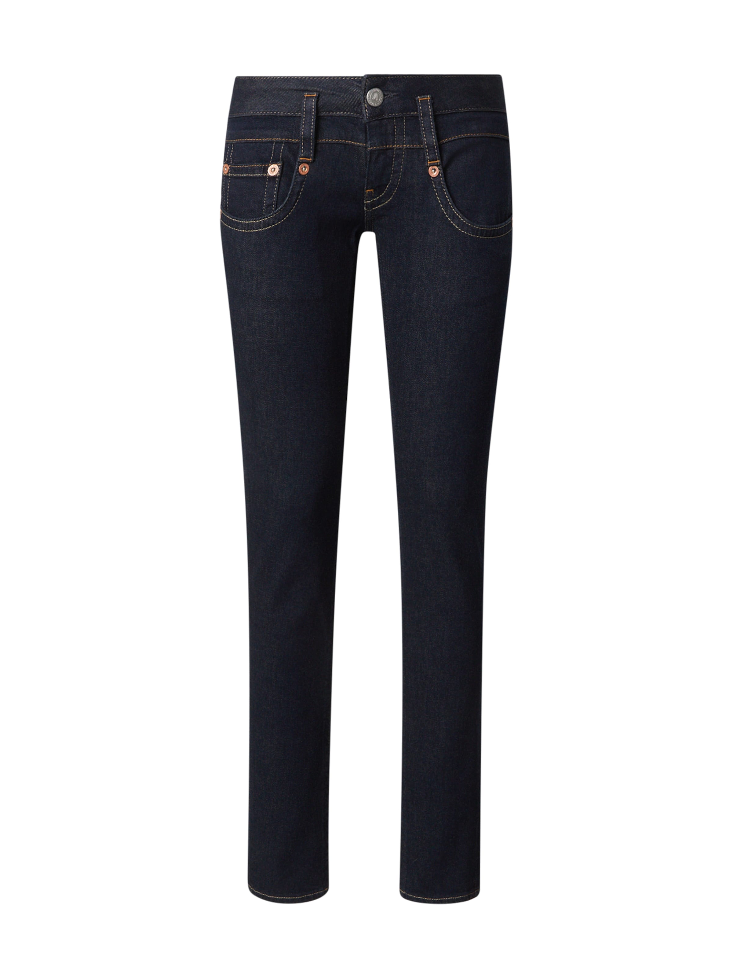 Herrlicher - Slimfit Calças de ganga 'Pitch' em azul: frente