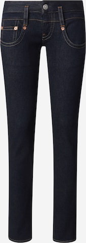 Herrlicher - Slimfit Calças de ganga 'Pitch' em azul: frente