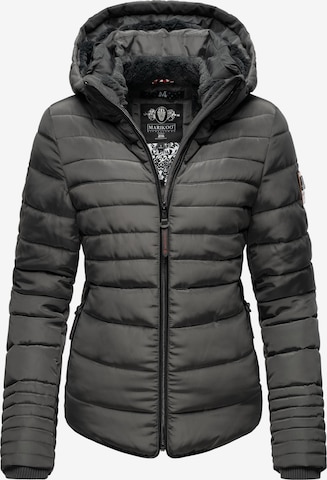 MARIKOO Зимняя куртка 'Amber' в Серый: спереди