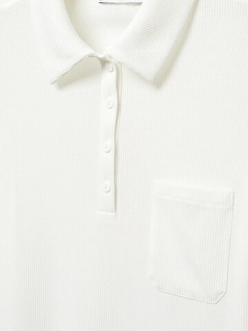 MANGO Shirt 'CHIANTI' in White