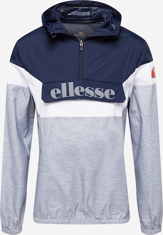 ELLESSE Athletic Jacket 'Hunderi' in Grey: front