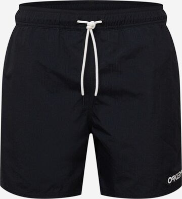 Boardshorts 'ALL DAY' OAKLEY en noir : devant