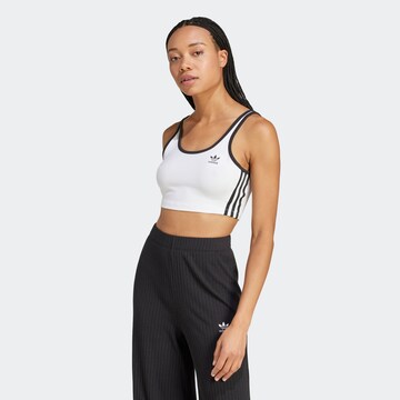 ADIDAS ORIGINALS Топ 'Adicolor' в Белый: спереди