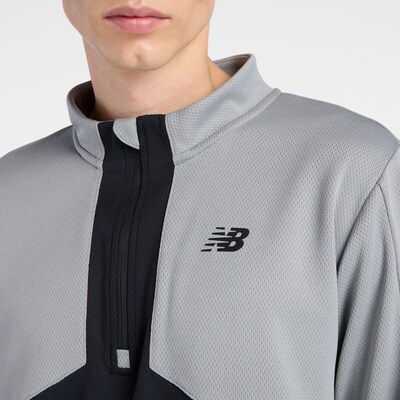 new balance Sports sweater in Light grey / Black, Item view