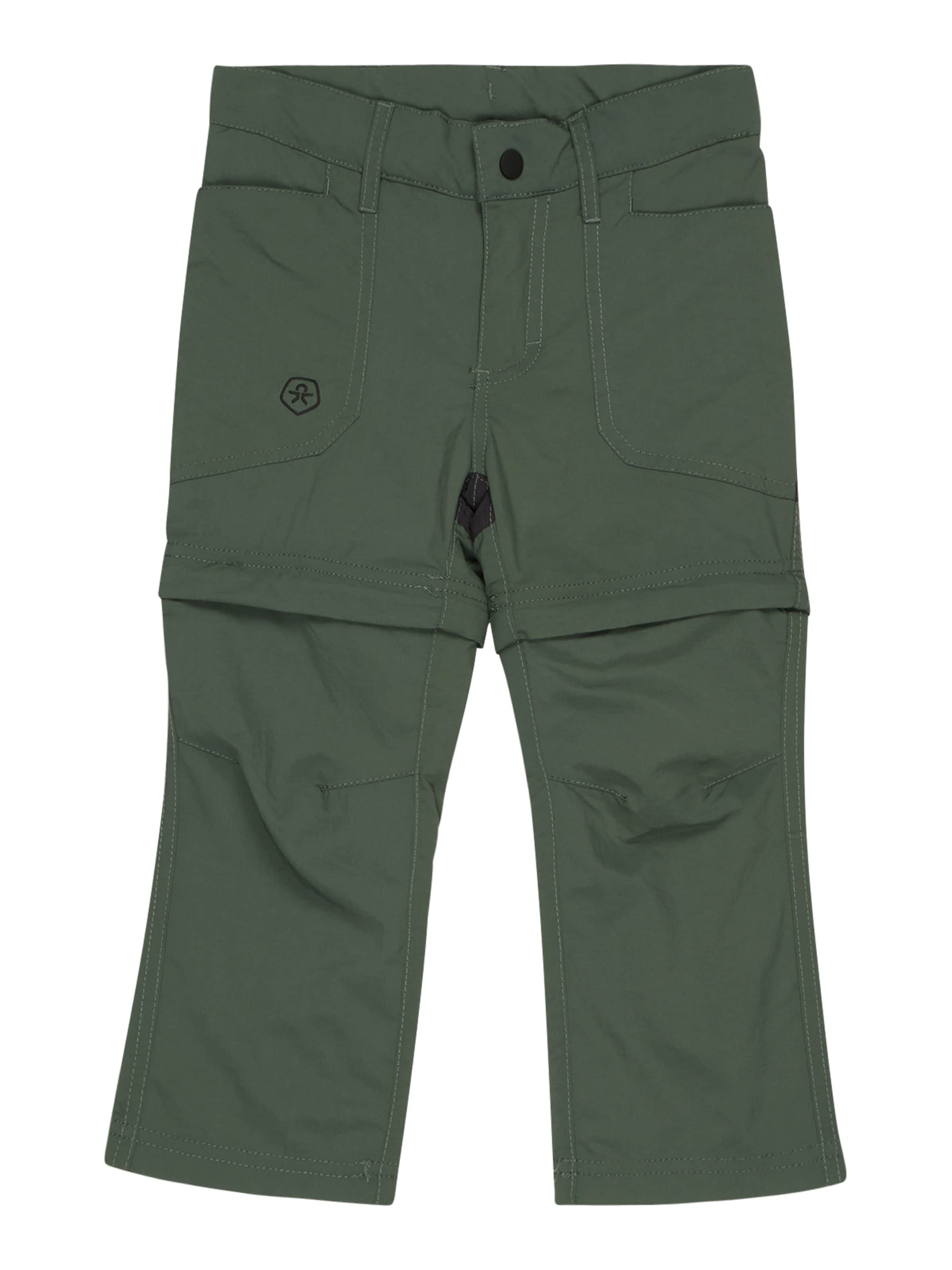 Regular Pantaloni outdoor de la COLOR KIDS pe verde: față