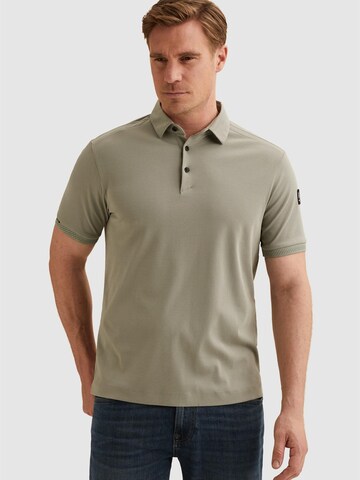 VANGUARD Shirt 'Polo shirt in interlock jersey with texture' in Green: front
