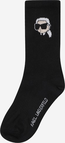 Karl Lagerfeld Socks in Black: front