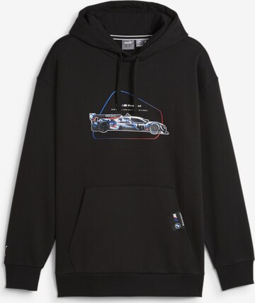 PUMA Sweatshirt 'BMW M Motorsport' in Zwart: voorkant