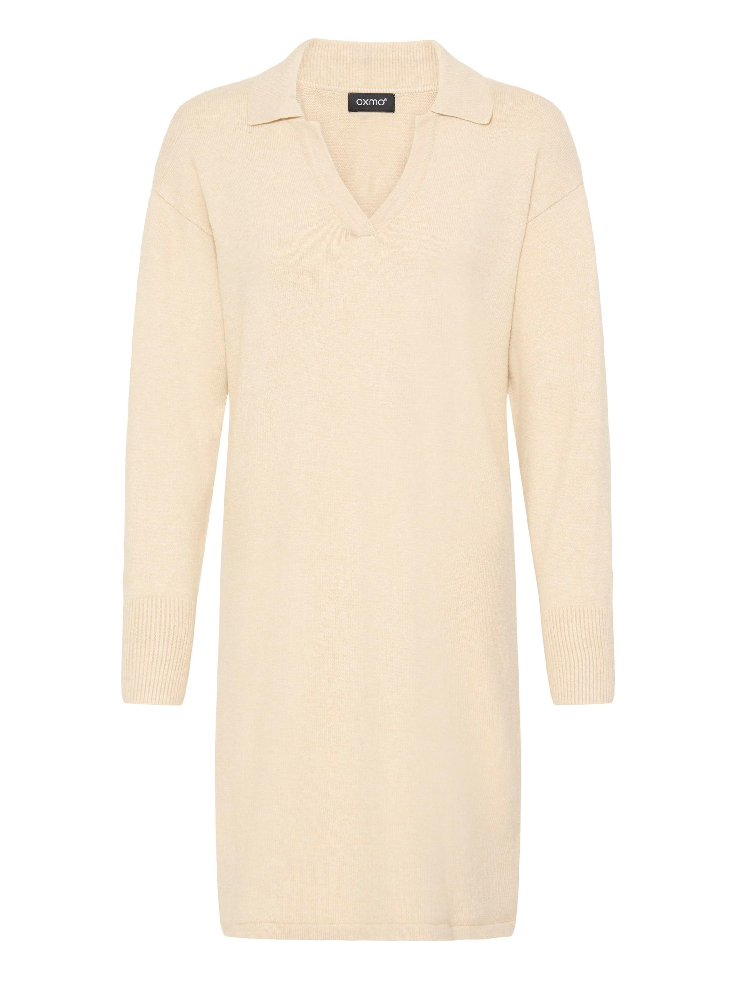 Abito in maglia 'MMNERA' di Oxmo in beige: frontale