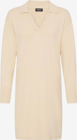 Abito in maglia 'MMNERA' di Oxmo in beige: frontale