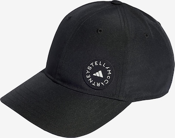 ADIDAS BY STELLA MCCARTNEY Спортна шапка в черно: отпред