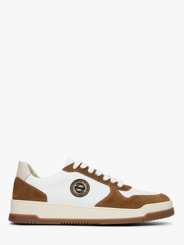 Estro Sneaker low '09-4045' i brun: forside