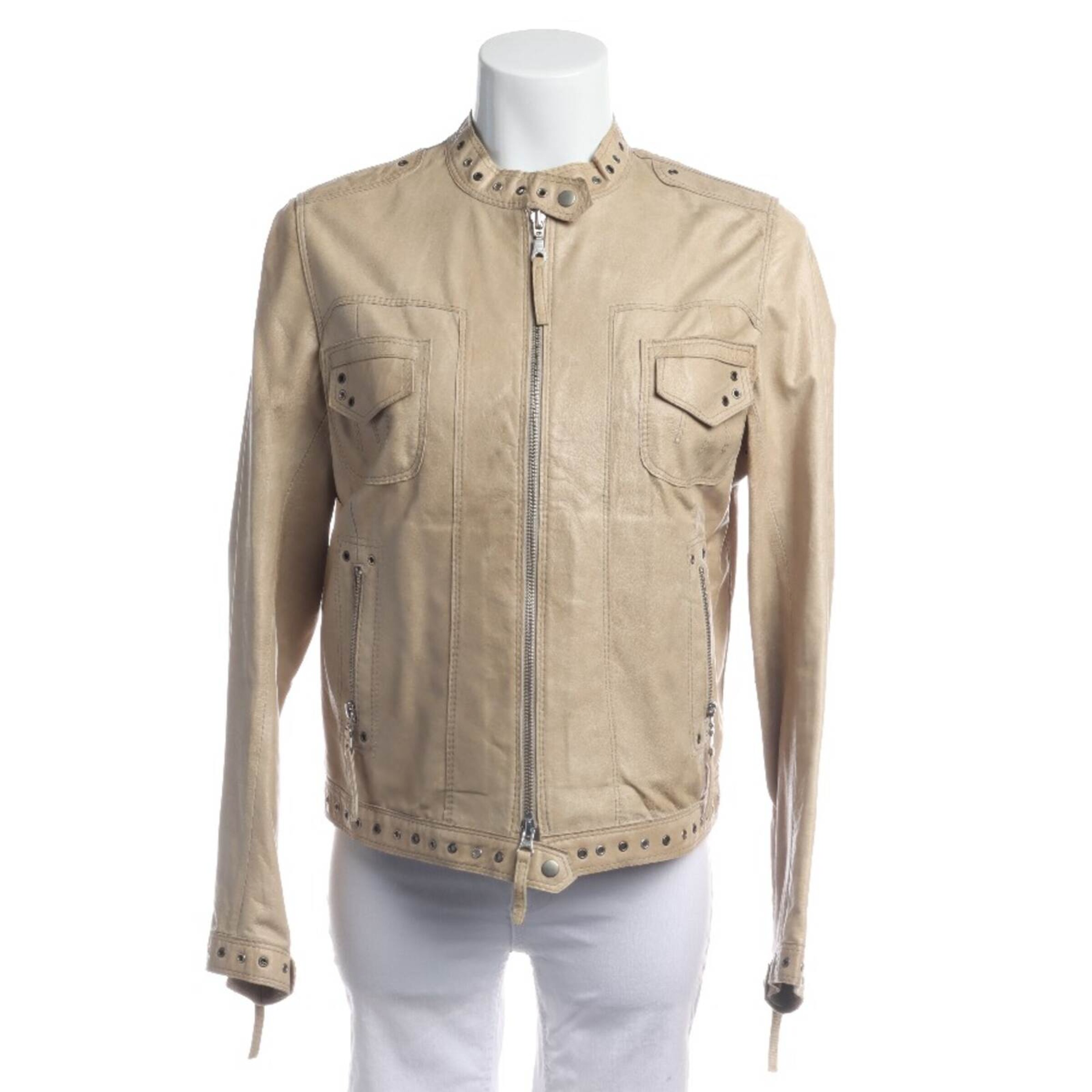 Marc Cain Jacket & Coat in L in White: front