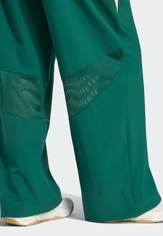 ADIDAS PERFORMANCE Wide leg Παντελόνι φόρμας σε πράσινο