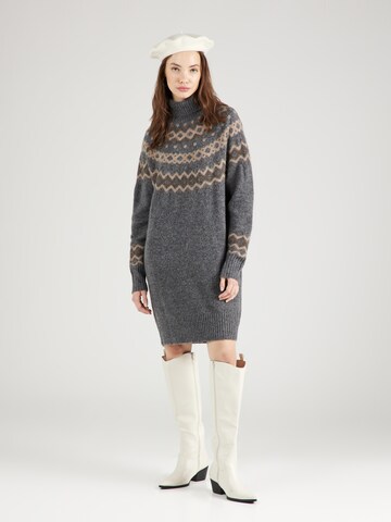 Freequent Knitted dress 'MERLA' in Grey