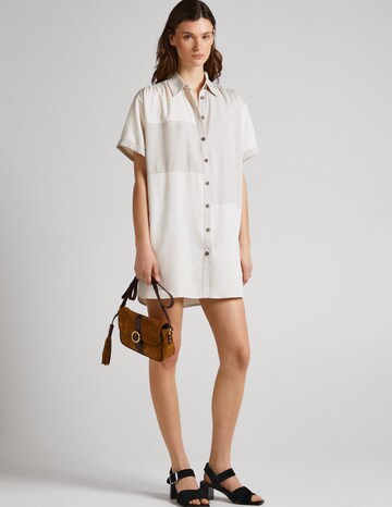 Pepe Jeans Shirt Dress ' FIBIE ' in Beige