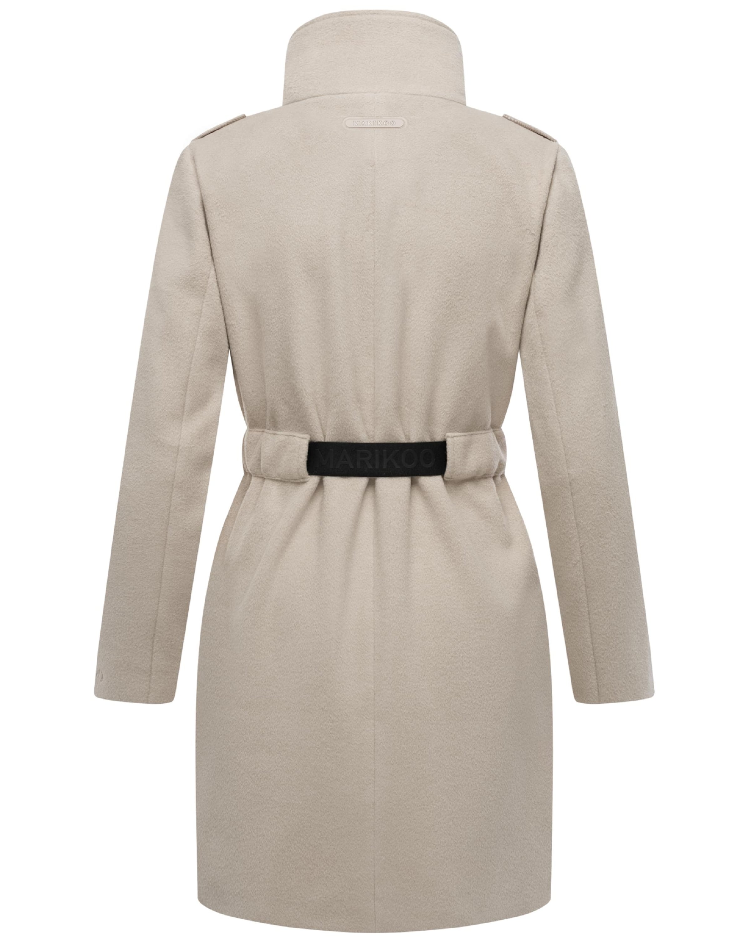 Palton de primăvară-toamnă 'Tanokoo 16' de la MARIKOO pe bej