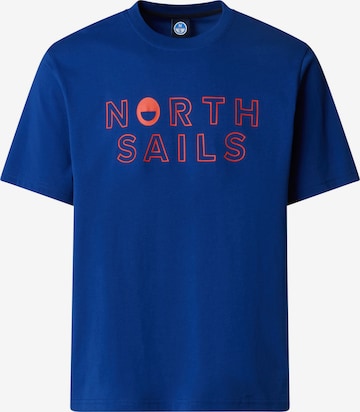 North Sails T-Shirt in Blau: Vorderseite