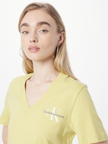 T-shirt Calvin Klein Jeans en jaune