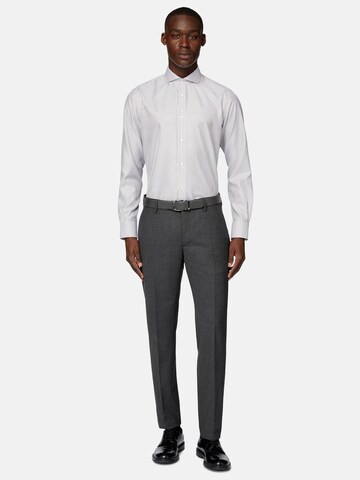 Slim fit Camicia business 'Ultimate' di Boggi Milano in marrone