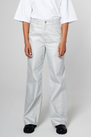 Aligne Wide Leg Jeans 'Freda' in Silber: predná strana