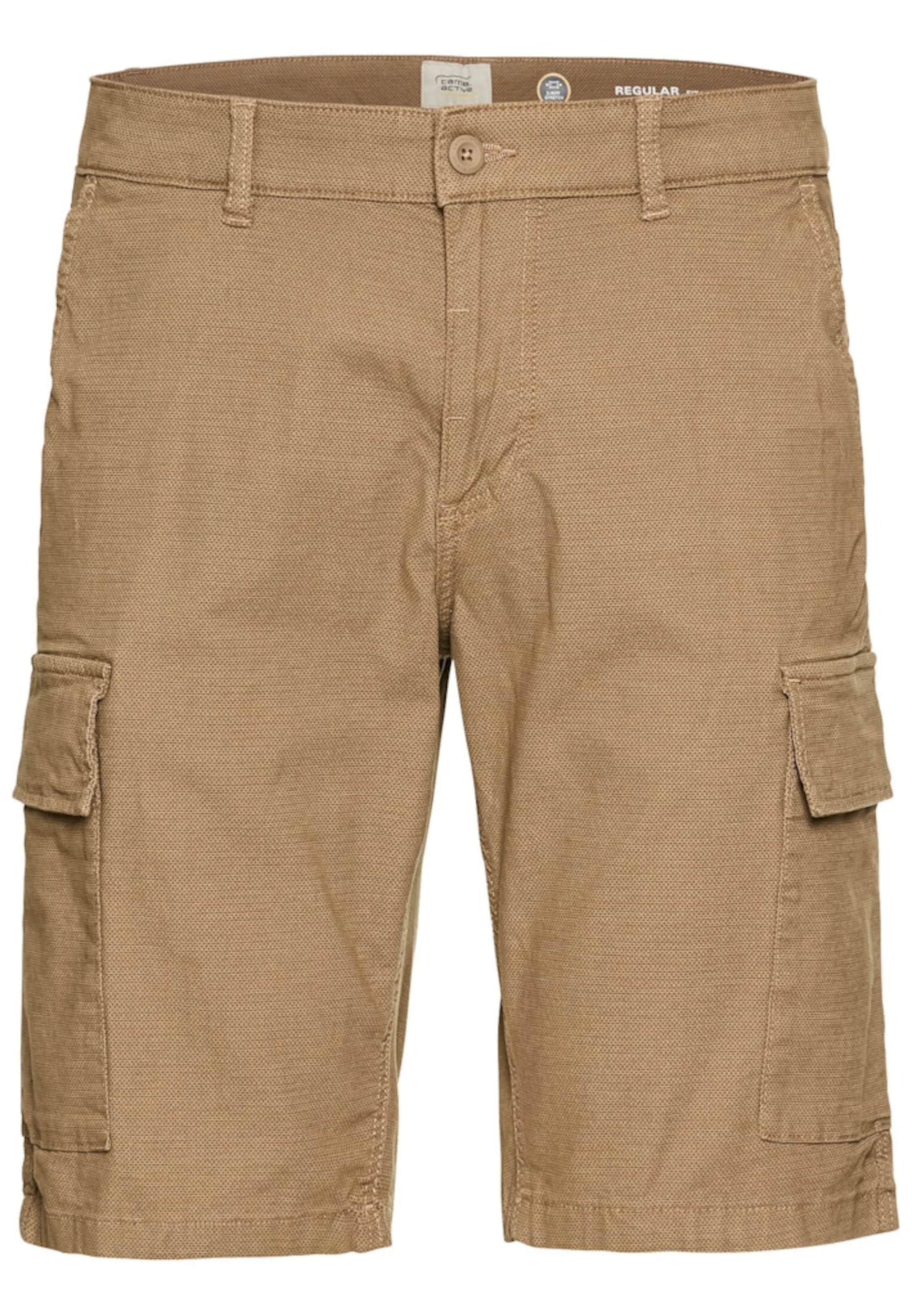 CAMEL ACTIVE Regular Cargo Pants in Beige: front