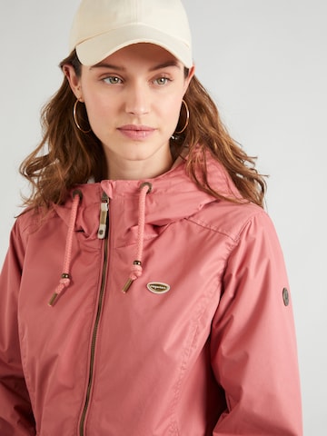 Ragwear Between-season jacket 'DANKKA' in Pink
