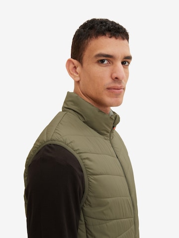 Gilet TOM TAILOR en vert