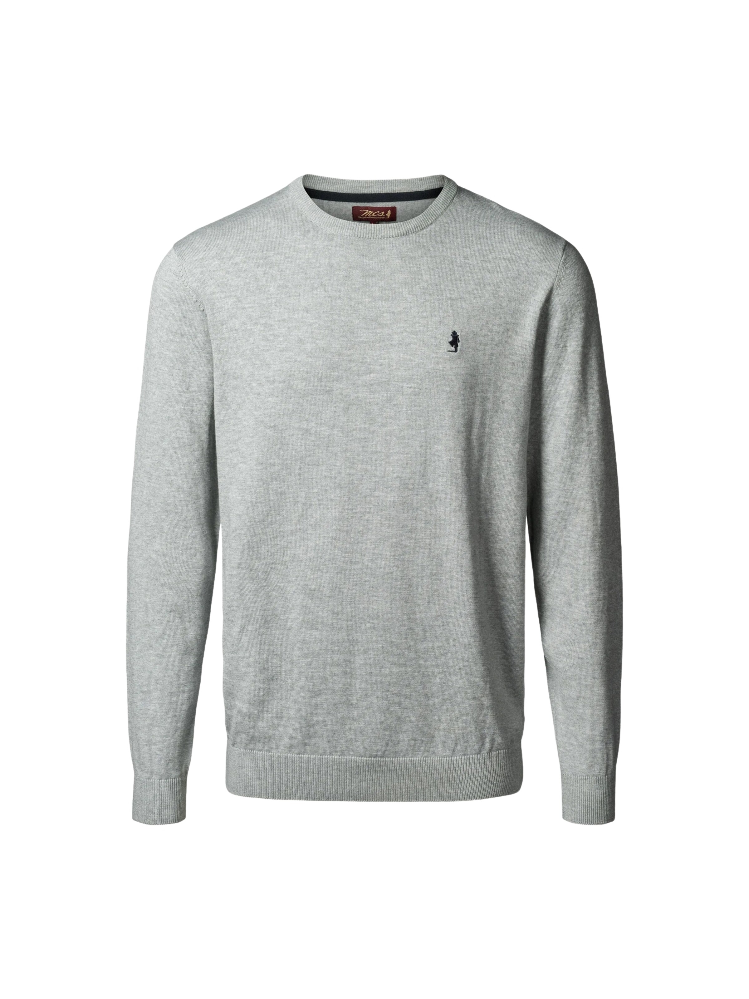 MCS Pullover 'Ellison' in Grau: Vorderseite