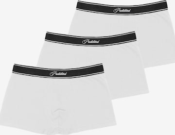 Boxers Prohibited en blanc : devant