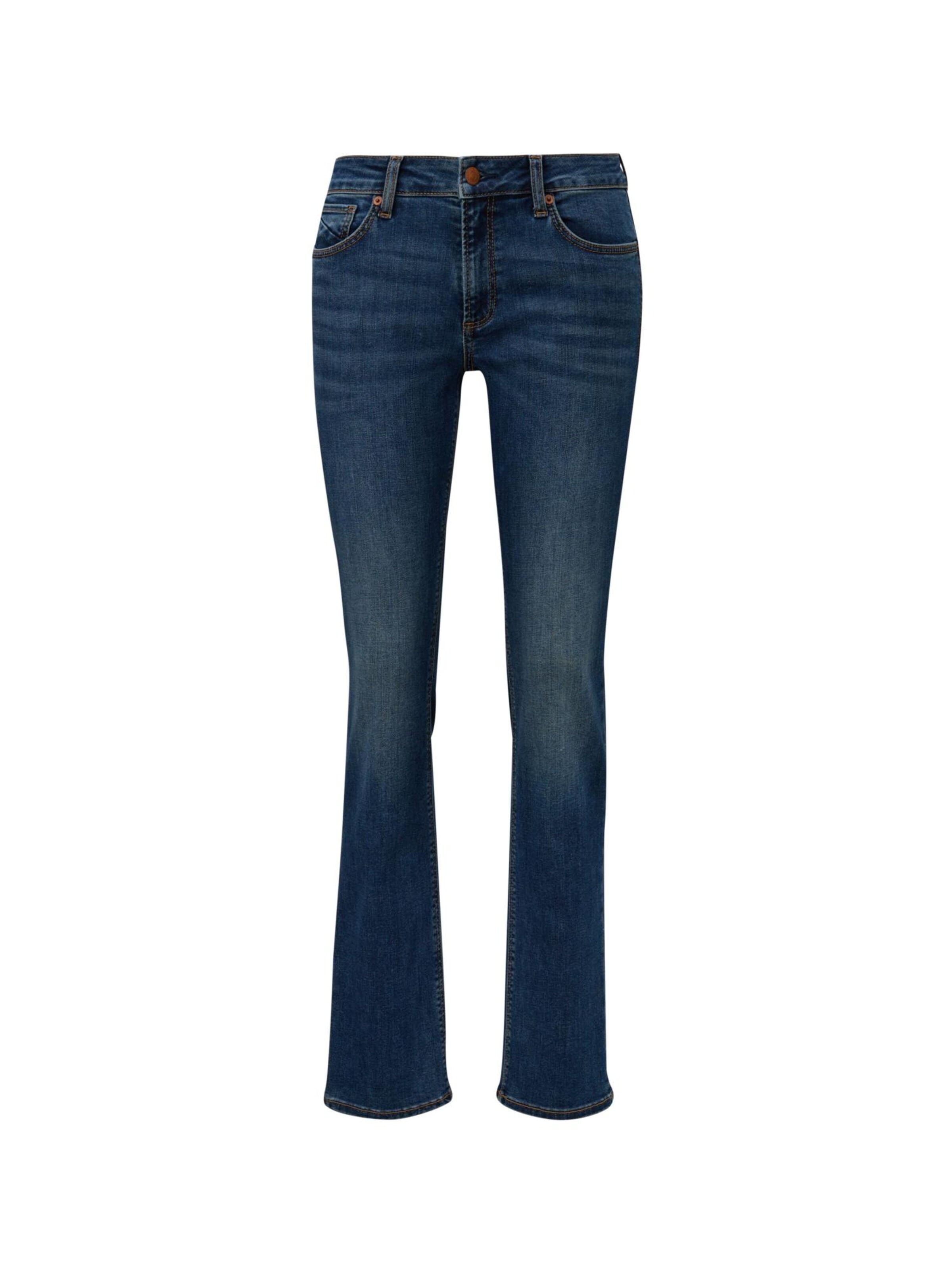 Regular Jean QS en bleu : devant