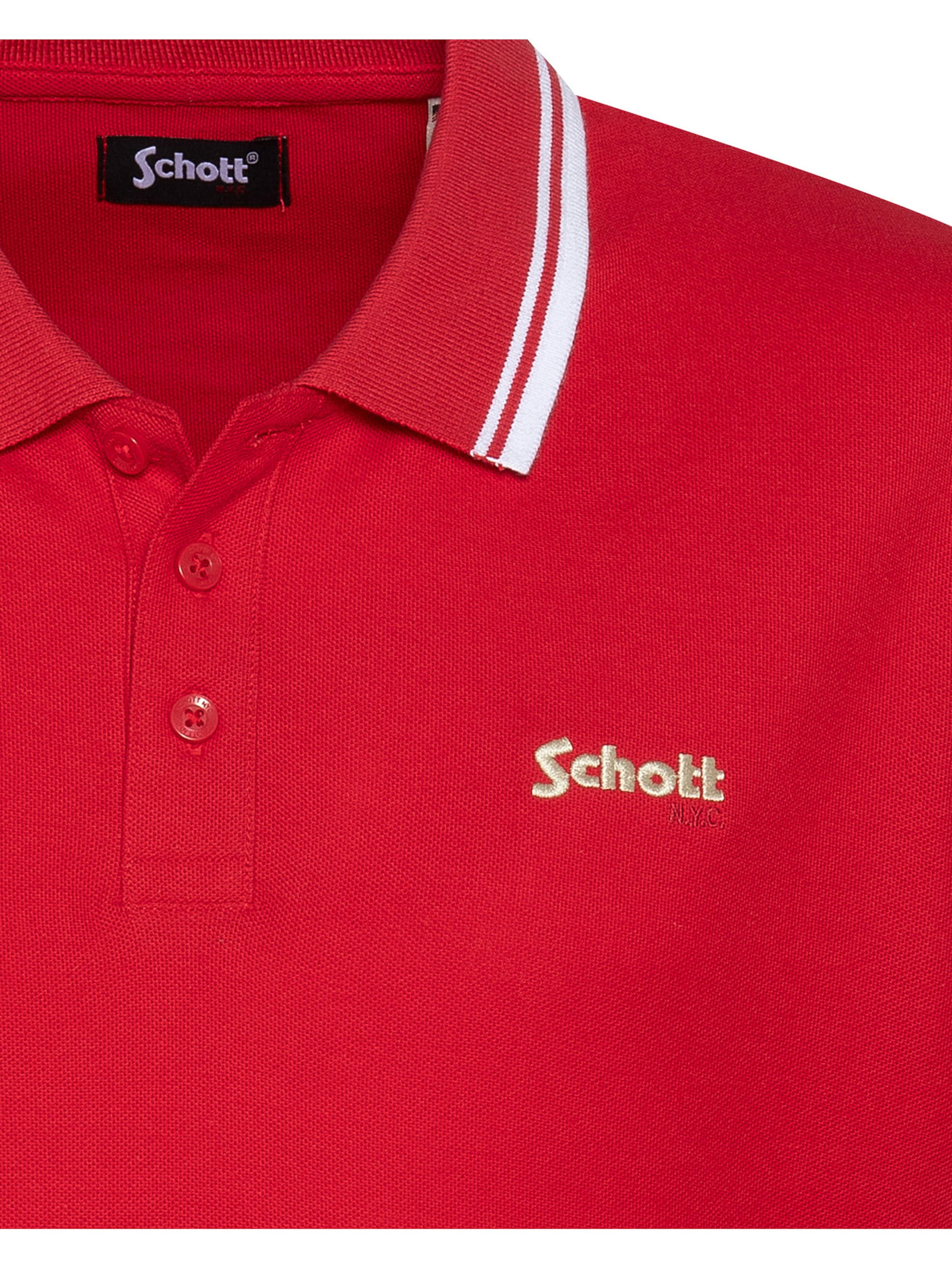 Schott NYC Shirt‌‌‌‌ in Rot