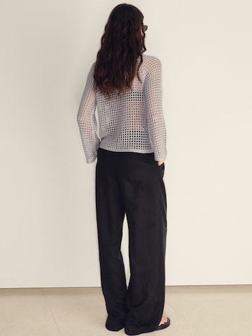MANGO Pullover 'NETTO' in Silber