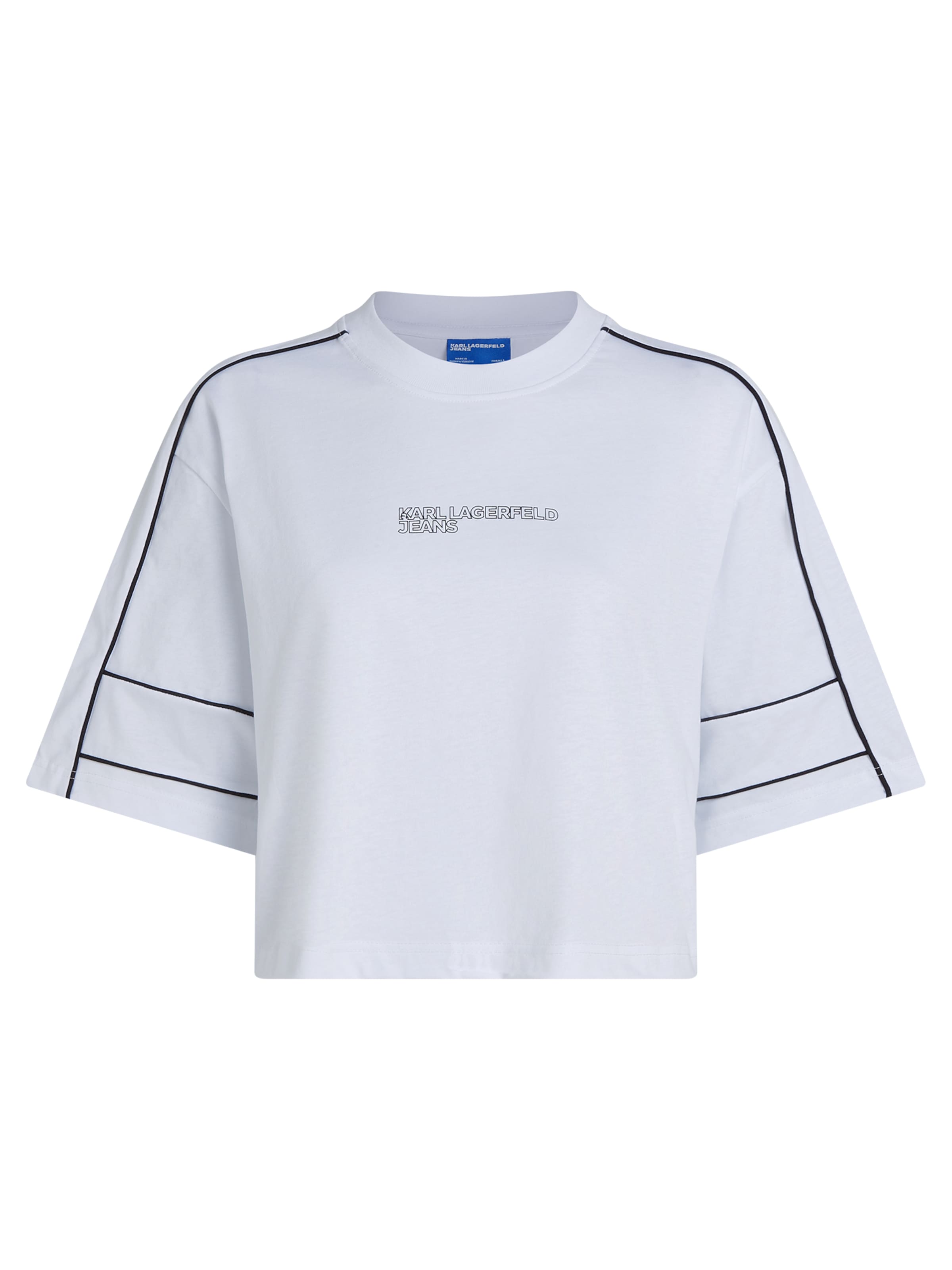 KARL LAGERFELD JEANS T-shirt i vit: framsida