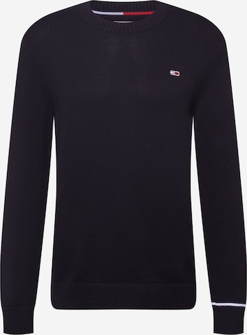 Tommy Jeans Pullover 'Intarsia' in Schwarz: predná strana