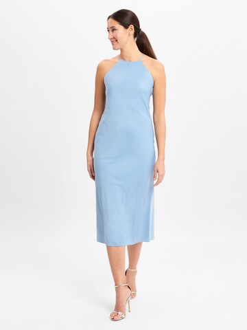 Marie Lund Evening Dress in Blue: front