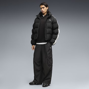 PUMA Wide leg Sportbroek 'Essentials Extreme' in Zwart